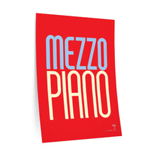 Load image into Gallery viewer, "Mezzo Piano" • red ▸ Style 2 wall decal