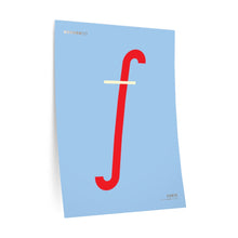 Load image into Gallery viewer, f (forte) • blue ▸ Style 2 wall decal