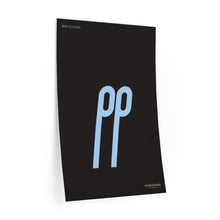 Load image into Gallery viewer, pp (pianissimo) • black ▸ Style 2 wall decal