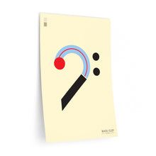 Load image into Gallery viewer, Bass Clef • cream ▸ Style 2 wall decal