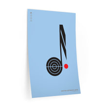 Load image into Gallery viewer, Dotted sixteenth note • blue ▸ Style 2 wall decal