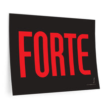 Load image into Gallery viewer, "Forte" • black ▸ Style 2 wall decal