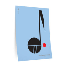 Load image into Gallery viewer, Dotted eighth note • blue ▸ Style 2 wall decal