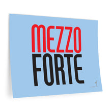 Load image into Gallery viewer, "Mezzo Forte" • blue ▸ Style 2 wall decal