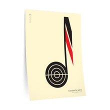 Load image into Gallery viewer, Sixteenth note • cream ▸ Style 2 wall decal