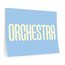 Load image into Gallery viewer, "Orchestra" • blue ▸ Style 2 wall decal