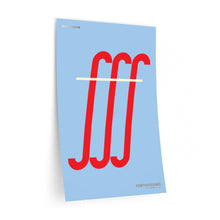 Load image into Gallery viewer, fff (fortississimo) • blue ▸ Style 2 wall decal