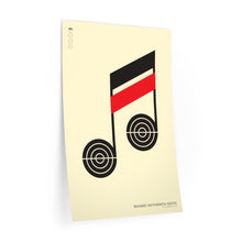 Load image into Gallery viewer, Beamed sixteenth notes • cream ▸ Style 2 wall decal