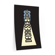 Load image into Gallery viewer, "Decrescendo" • black ▸ Style 2 wall decal