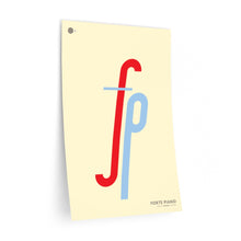 Load image into Gallery viewer, fp (forte piano) • cream ▸ Style 2 wall decal