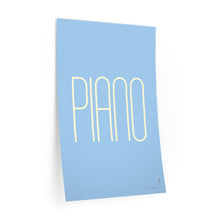 Load image into Gallery viewer, "Piano" • blue ▸ Style 2 wall decal