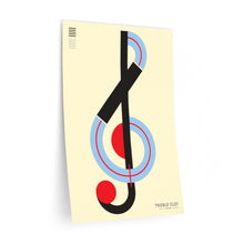 Load image into Gallery viewer, Treble Clef • cream ▸ Style 2 wall decal