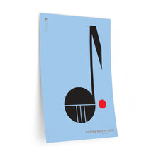 Load image into Gallery viewer, Dotted eighth note • blue ▸ Style 2 wall decal