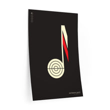 Load image into Gallery viewer, Sixteenth note • black ▸ Style 2 wall decal