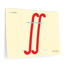 Load image into Gallery viewer, ff (fortissimo) • cream ▸ Style 2 wall decal