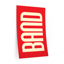 Load image into Gallery viewer, "Band" • red ▸ Style 2 wall decal