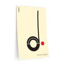 Load image into Gallery viewer, Dotted half note • cream ▸ Style 2 wall decal