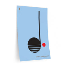 Load image into Gallery viewer, Dotted quarter note • blue ▸ Style 2 wall decal