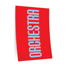 Load image into Gallery viewer, "Orchestra" • red ▸ Style 2 wall decal