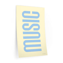 Load image into Gallery viewer, "Music" • cream ▸ Style 2 wall decal