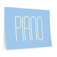 Load image into Gallery viewer, "Piano" • blue ▸ Style 2 wall decal