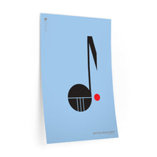 Load image into Gallery viewer, Dotted eighth note • blue ▸ Style 2 wall decal