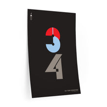 Load image into Gallery viewer, 3|4 time signature • black ▸ Style 2 wall decal