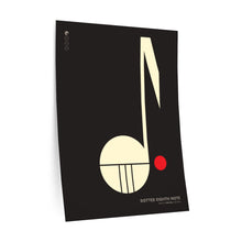 Load image into Gallery viewer, Dotted eighth note • black ▸ Style 2 wall decal