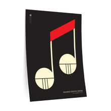 Load image into Gallery viewer, Beamed eighth notes • black ▸ Style 2 wall decal