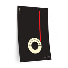 Load image into Gallery viewer, Half note • black ▸ Style 2 wall decal
