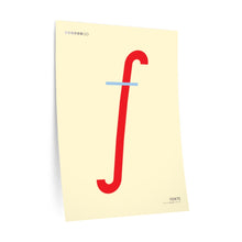 Load image into Gallery viewer, f (forte) • cream ▸ Style 2 wall decal