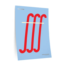 Load image into Gallery viewer, fff (fortississimo) • blue ▸ Style 2 wall decal