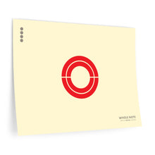 Load image into Gallery viewer, Whole note • cream ▸ Style 2 wall decal