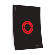 Load image into Gallery viewer, Whole note • black ▸ Style 2 wall decal