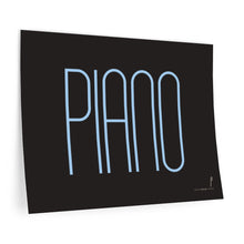 Load image into Gallery viewer, "Piano" • black ▸ Style 2 wall decal