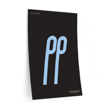 Load image into Gallery viewer, pp (pianissimo) • black ▸ Style 2 wall decal