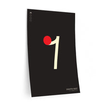 Load image into Gallery viewer, Eighth rest • black ▸ Style 2 wall decal