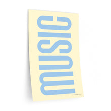 Load image into Gallery viewer, "Music" • cream ▸ Style 2 wall decal