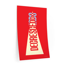 Load image into Gallery viewer, "Decrescendo" • red ▸ Style 2 wall decal