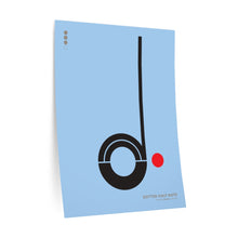 Load image into Gallery viewer, Dotted half note • blue ▸ Style 2 wall decal