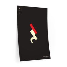 Load image into Gallery viewer, Quarter rest • black ▸ Style 2 wall decal