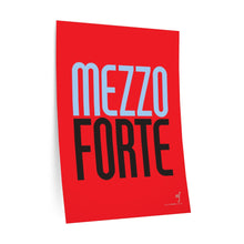 Load image into Gallery viewer, "Mezzo Forte" • red ▸ Style 2 wall decal