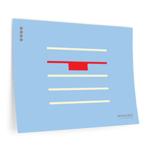 Load image into Gallery viewer, Whole rest • blue ▸ Style 2 wall decal