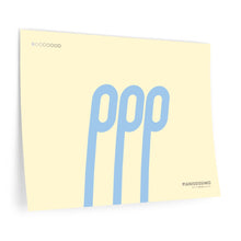 Load image into Gallery viewer, ppp (pianississimo) • cream ▸ Style 2 wall decal