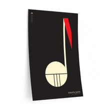 Load image into Gallery viewer, Eighth note • black ▸ Style 2 wall decal