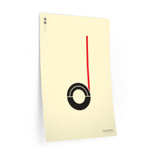 Load image into Gallery viewer, Half note • cream ▸ Style 2 wall decal