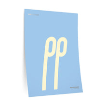 Load image into Gallery viewer, pp (pianissimo) • blue ▸ Style 2 wall decal