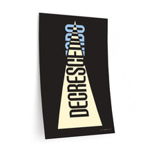 Load image into Gallery viewer, "Decrescendo" • black ▸ Style 2 wall decal