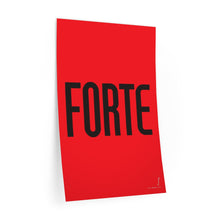 Load image into Gallery viewer, "Forte" • red ▸ Style 2 wall decal