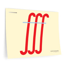 Load image into Gallery viewer, fff (fortississimo) • cream ▸ Style 2 wall decal